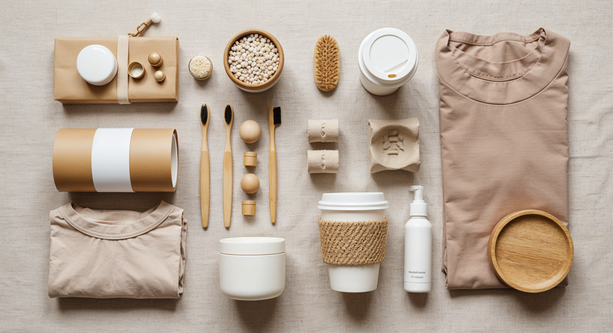 Eco-Friendly Flat Lay