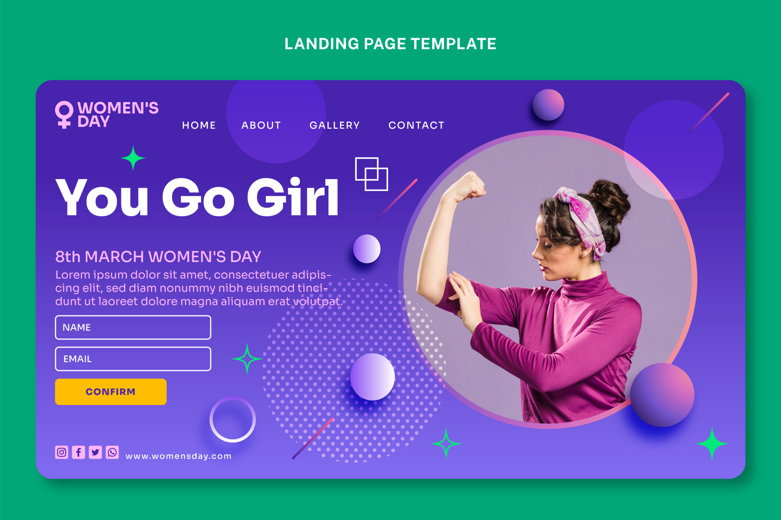 landing page