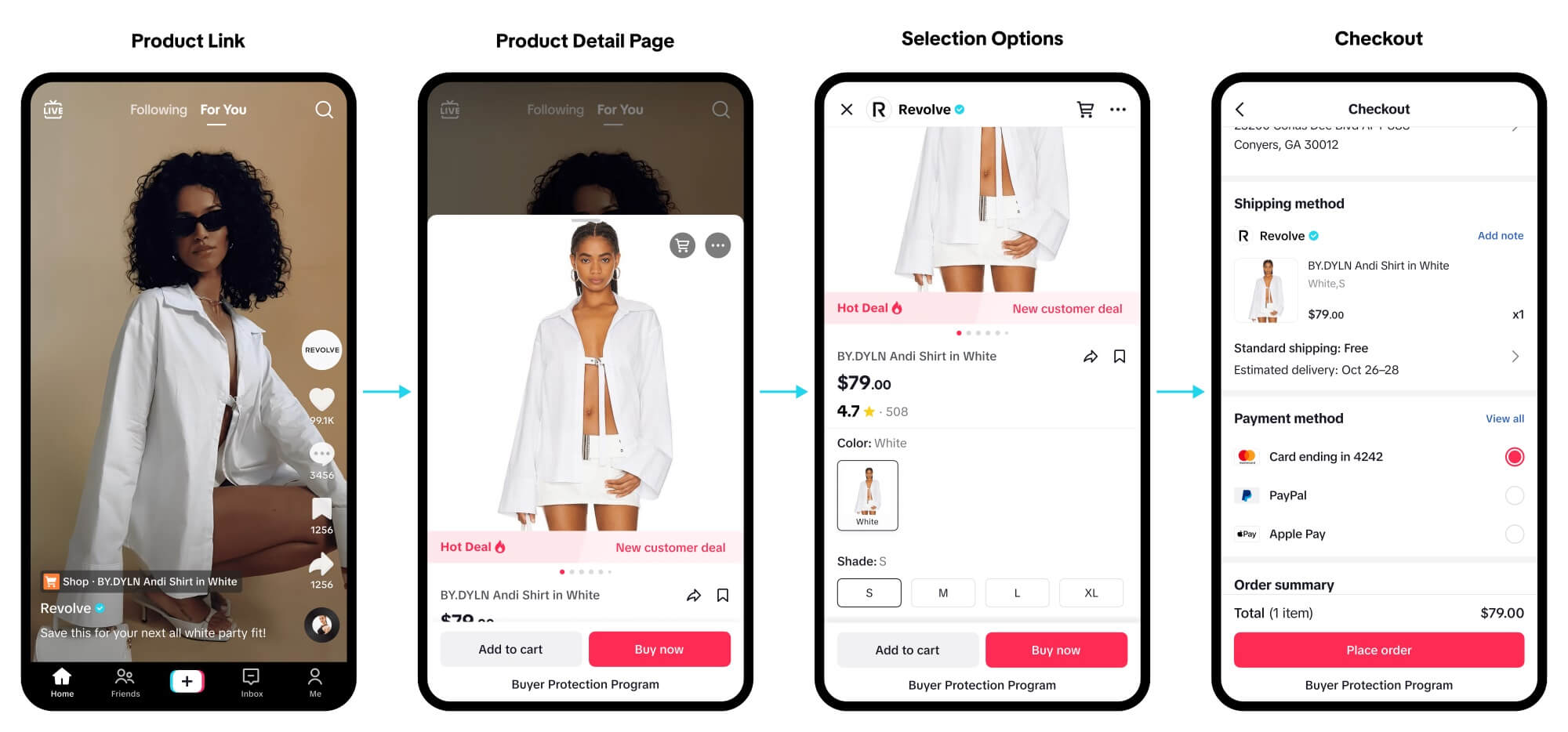 tiktok shop ui